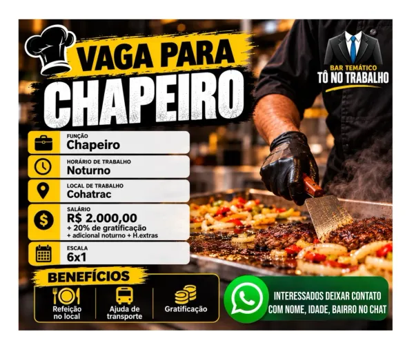 Vaga Chapeiro