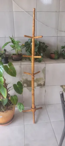Mancebo de madeira com 10 Ganchos
