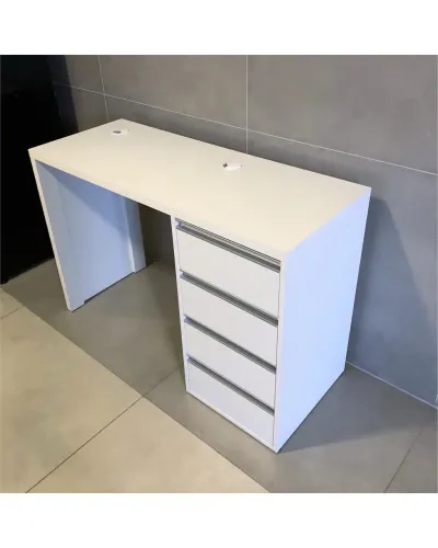 Mesa Nail em MDF Branco