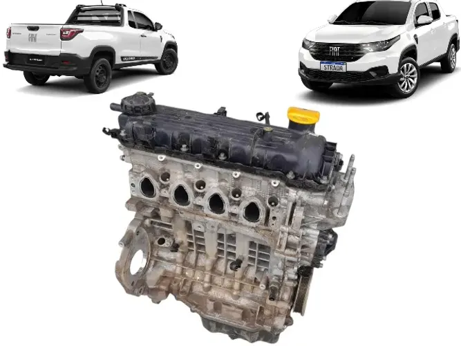 Motor Parcial 1.3 Firefly Fiat Nova Strada 2022 Argo Cronos Pulse - 59 Mil Km - Live para 