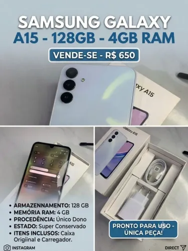 Samsung A15 128gb 4gb ram
