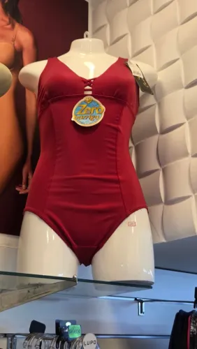 Busto de Manequim Tronco Feminino Branco Maiô Moda Praia