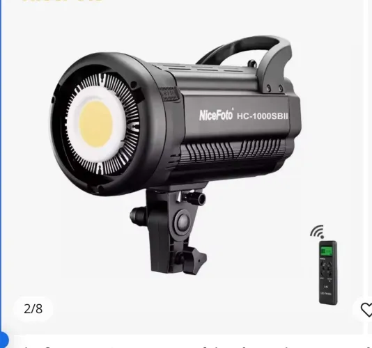 nicefoto hc-1000sb profissional +softbox + pedestal profissional