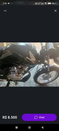 Vendo uma moto fan 125 2009