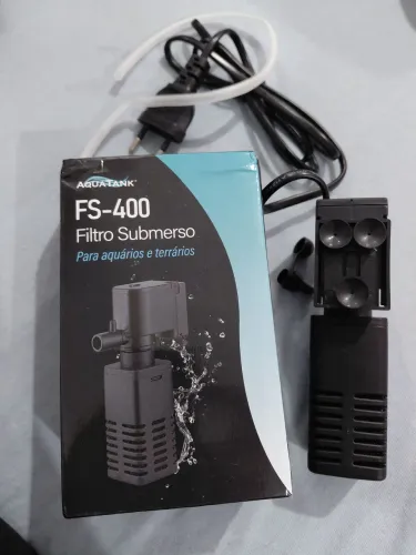 Filtro submerso para aquários e terrários FS-400
