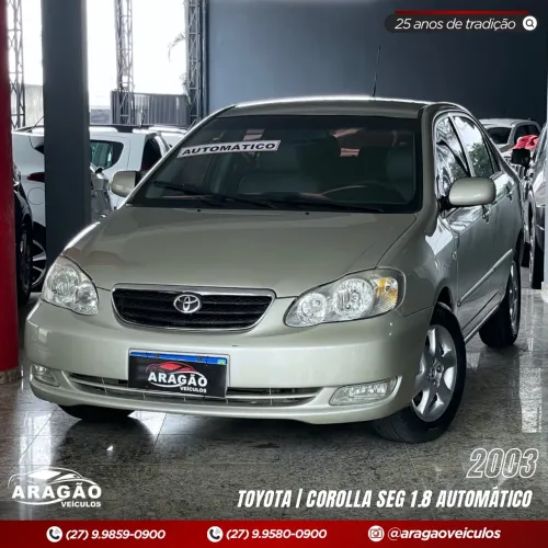 Toyota Corolla Se-g 1.8/1.8 Flex 16V Aut. 2003