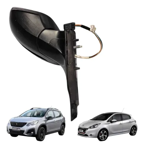 Retrovisor Esquerdo Peugeot 208/2008 2013 2020