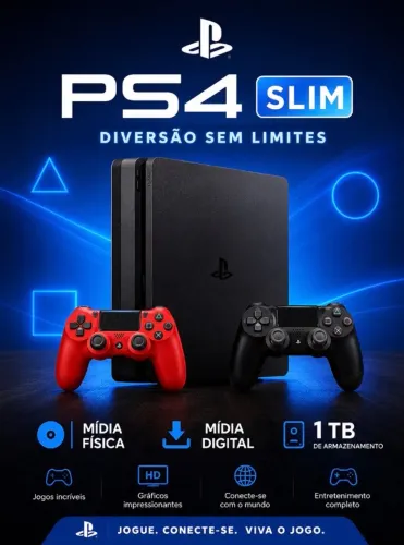 PS4 Slim 1TB usado