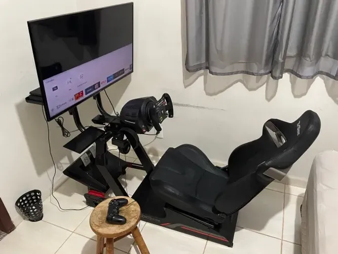 COCKPIT EXTREME SIMRACING COMPLETO + THRUSTMASTER T300RS GT EDITION + ARO TM OPEN WHEEL 