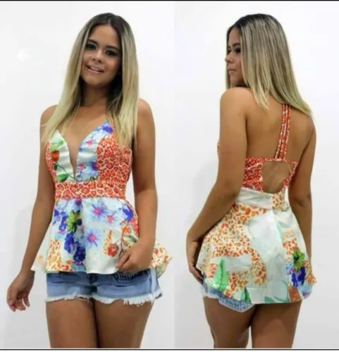 Blusa KOKID cetim tam G 30 reais