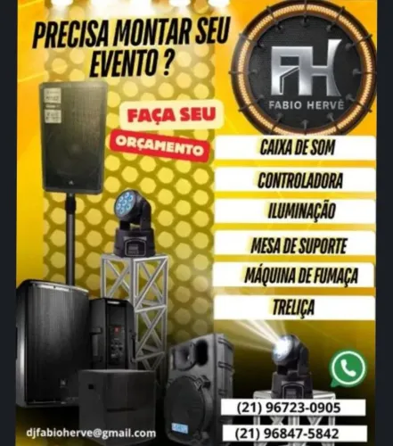 Aluguel de som e iluminação 