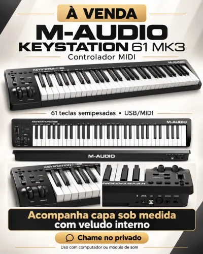 Vendo M-Audio Keystation 61 MK3