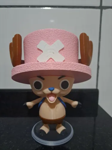 Tony Tony Chopper One Piece Impresso em 3D 18cm Decoração Anime