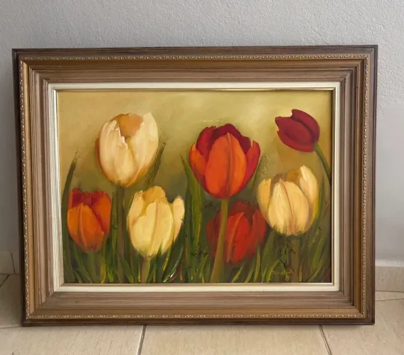 Quadro decorativo em tela para parede - lindo