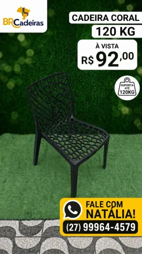 Cadeira Modelo Coral 120 kg