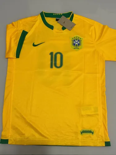 Camisa Retrô do Brasil 2006 RONALDINHO 10