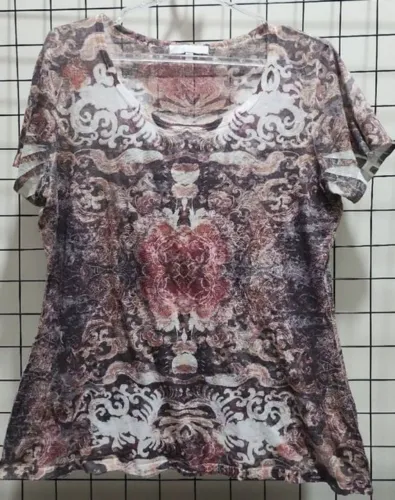 blusa estampada le lis blanc