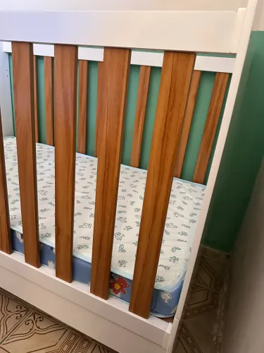 Berço americano ben 3 em 1 mini cama e mini sofá