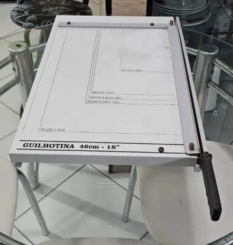 Guilhotina 46cm 18" Papel A4 A3 A5