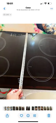 Fogão por indução Eletrolux seminovo
