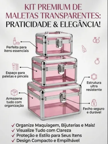 Kit organizador de maquiagem ?