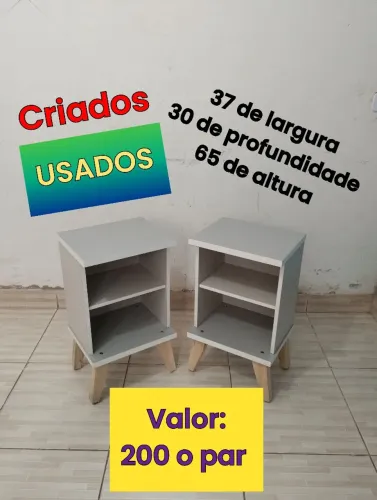 Mesa de cabeceira USADOS - 200 o par 