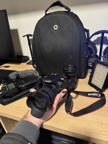 Canon T6i + Kit completo + Lentes profissionais