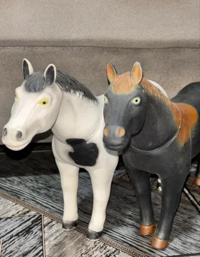 Kit 2 Cavalos Emborrachados - Marca Farm Animals