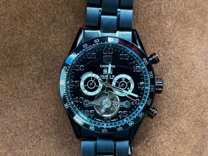 relógio tag heuer automático usado funcionando perfeitamente