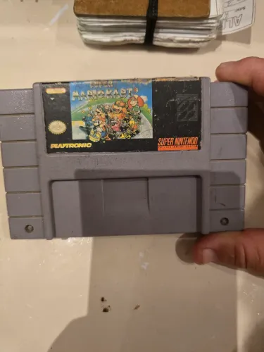 Cartucho Mario kart super Nintendo