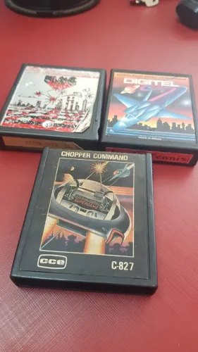 JOGOS ATARI 2600 QUALQUER UM DA FOTO 50 REAIS JOGOS TESTADOS E FUNCIONANDO 100%