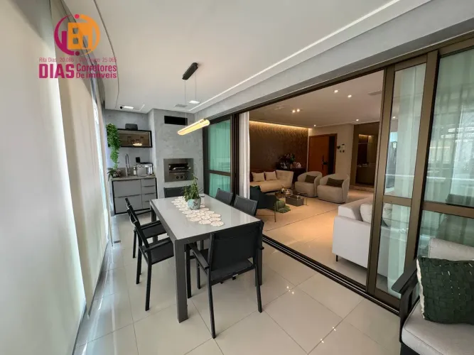 Vendo lindo Apartamento com 142m2 no Resort Le parc, varanda gourmet, 3 suítes, 2 vagas -