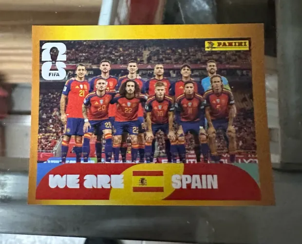 Figurinha Perfilada Espanha Mcdonalds