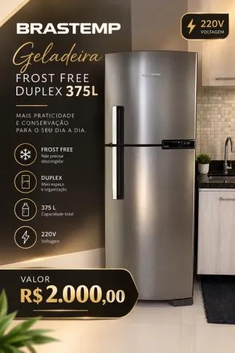 GELADEIRA BRASTEMP 220v