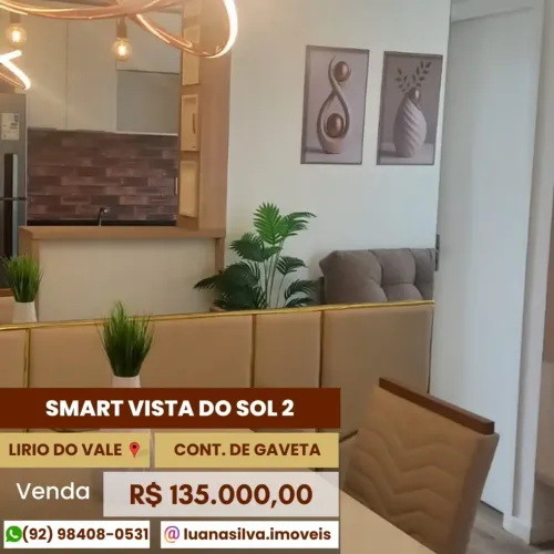 SMART VISTA DO SOL 2 Imóvel para venda com 2 quartos em Lírio do Vale - Manaus - AM