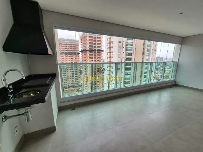 Apartamento para Locação com cozinha planejada com 3 Suítes e Varanda Gourmet no Edifício