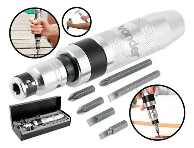 Chave De Impacto Manual Tirar Parafusos Fenda E Phillips