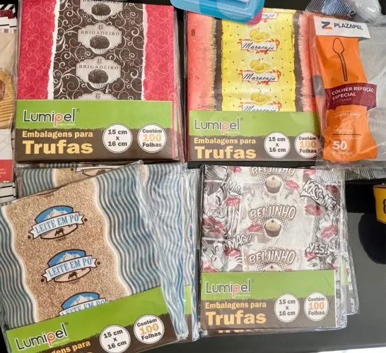 Trufas - embalagens