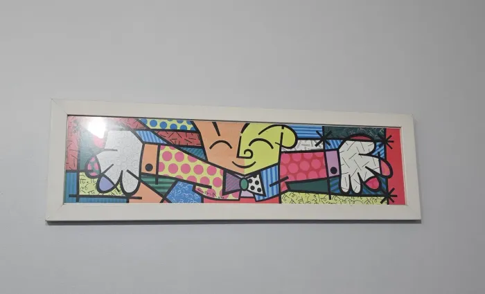 QUADRO O ABRAÇO. ROMERO BRITO. 