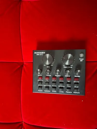 Placa de Som ao Vivo / Mesa de Áudio Minimen MM-673 Bluetooth