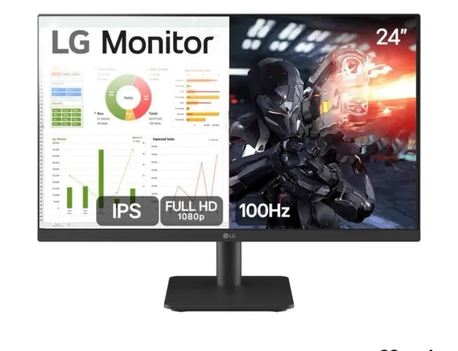 Monitor LG 24" IPS Full HD 100 Hz - 24MS500-B