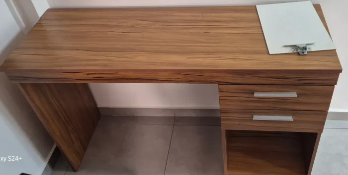 Conjunto 4 Peças 1 Mesa em L 1 Escrivaninha 2 Armários Espresso Móveis Freijó Freijó