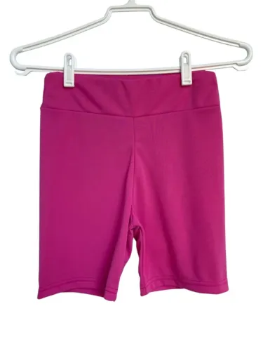 Shorts Academia Fitness Feminino Rosa Pink Cós Alto, Tamanho P (Novo)