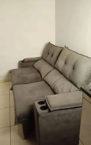 Sofá retrátil 3 lugares