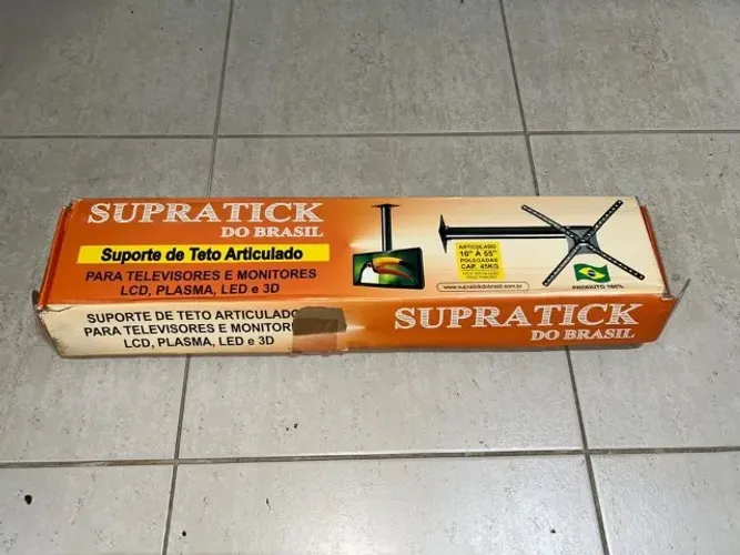 Suporte de Teto Articulado para TV e Monitor 10" a 55" - SupraTick do Brasil