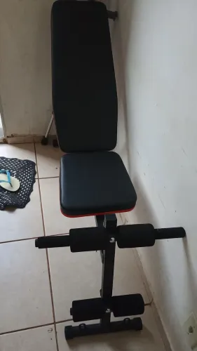 Banco de musculação ajustável dobrável