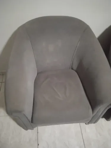 2 poltronas sofa mais puff - barato