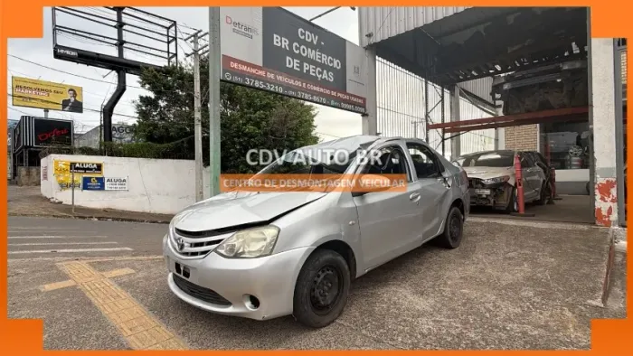 Sucata Etios 1.5 96cv manual