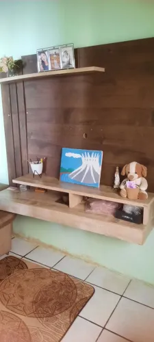 Painel em mdf para tvs até 50 polegadas contato ( *