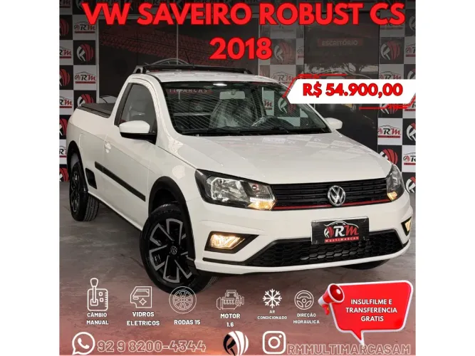Volkswagen Saveiro Robust 1.6 Total Flex 16V 2018